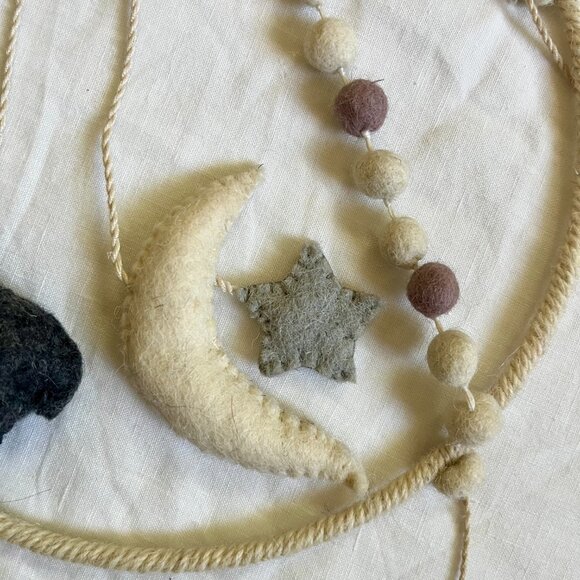 Pehr "Little Lambs" Felted Wool Mobile - Picture 3 of 7